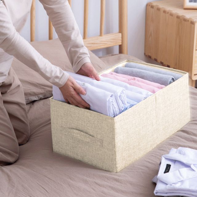 다용도 수납정리함 접이식 박스 서류 장난감 보관함