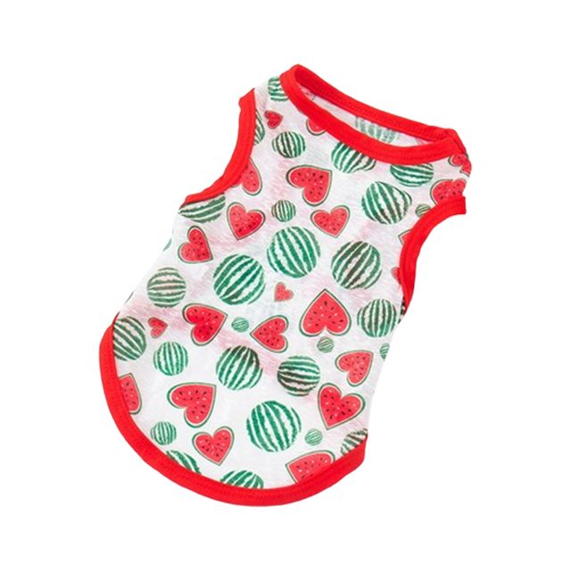 반려동물 통기성 실내복 외출복 나시 티 4종 H-00076