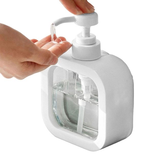 샴푸통 디스펜서 300ml 린스 펌핑용기 세제통 리필