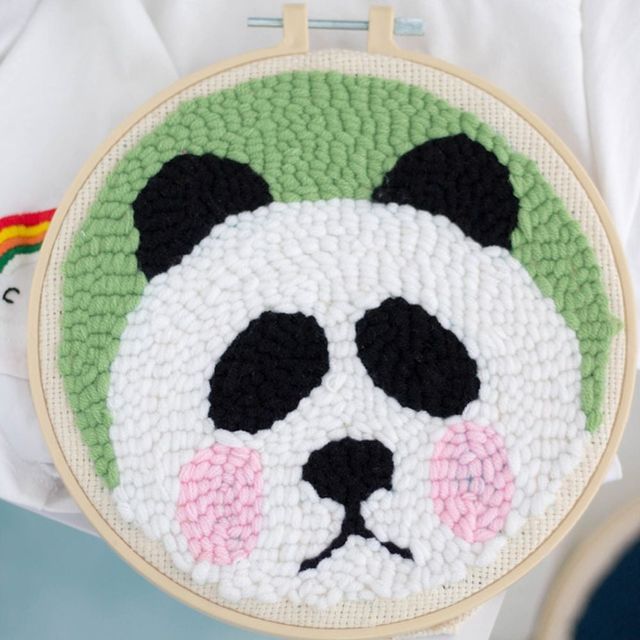 DIY 자수 패키지 세트 펀치 니들 취미용 자수 키트