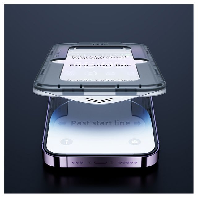 아이폰14호환 사생활보호 강화유리 액정 필름 세트