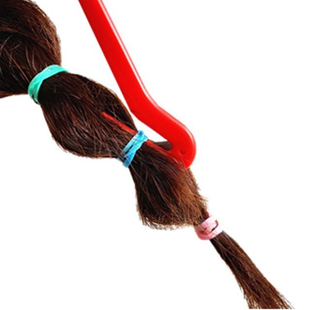 머리끈 헤어 컬러 밴드 고무줄 자르기 다용도 커터