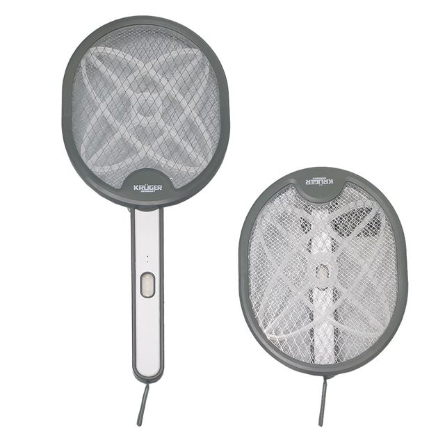 크루거643 벽걸이 전격포충기 겸용 2in1 전기모기채