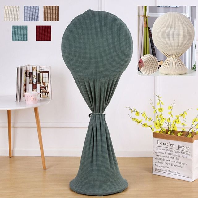 키밍 탄력 패브릭 선풍기 커버 먼지 방지 보호 덮개