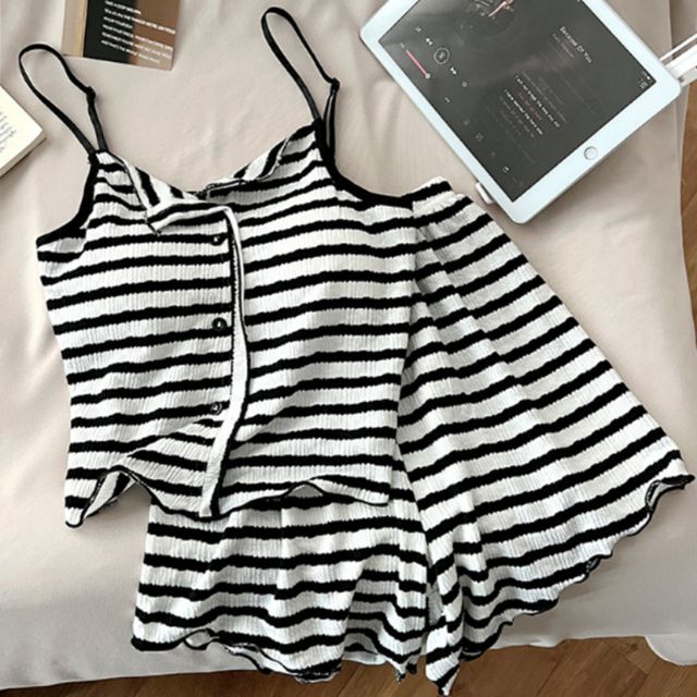 패드내장 스트라이프 파자마 홈웨어 JSC-d0165