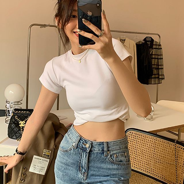 3컬러 레귤러핏 라운드넥 티셔츠 라운드티셔츠