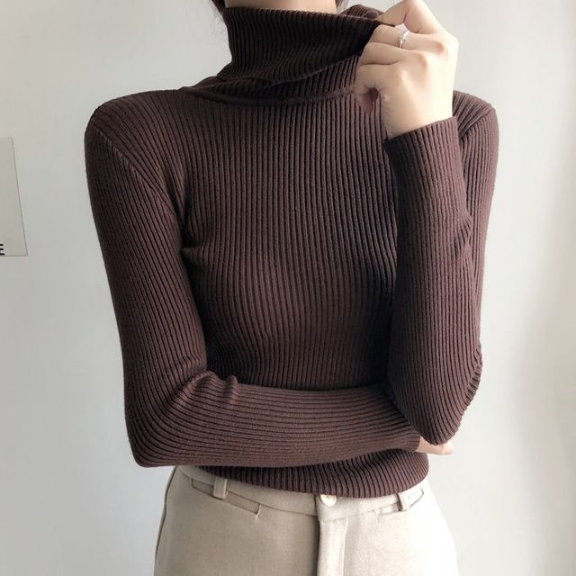 8컬러 터틀넥 골지 목티 기본컬러 겨울필수템 목폴라