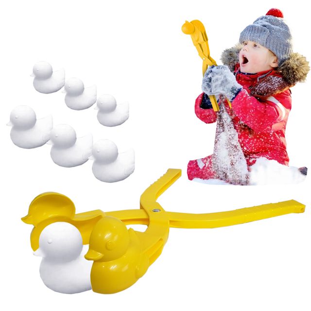 눈사람만들기 오리집게 덕클립 눈오리 모래놀이