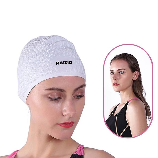실리콘 물방울 수영모자 수영모 스윔캡 수영용품