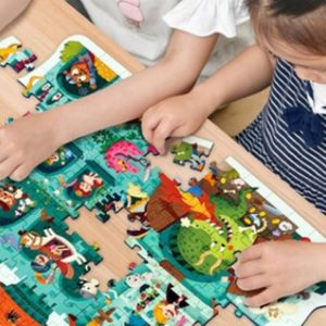 퍼즐놀이 유아동 아이 교육 창의력발달 친구 부모