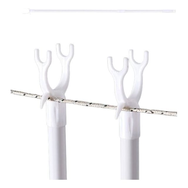 심플 옷걸이스틱 신축가능 올리기 장대 2단 긴타입