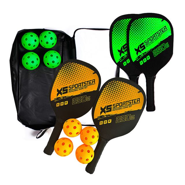 실내테니스 피클볼 2인세트 패들라켓2 볼4 픽클볼
