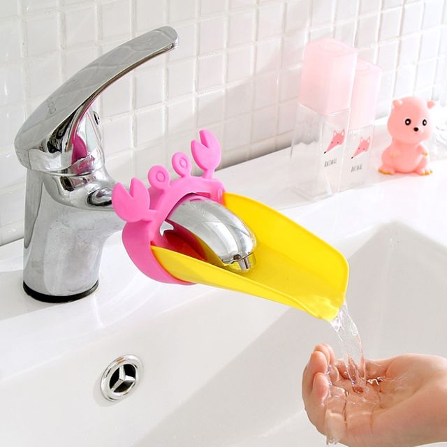 꽃게 손씻는놀이 수도꼭지연장