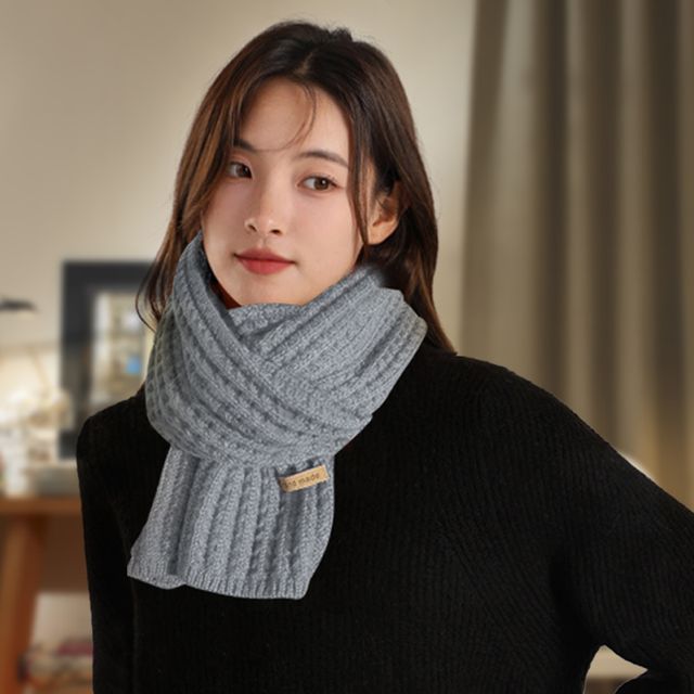 쁘띠 니트 머플러 여성 겨울 방한 보온 목도리