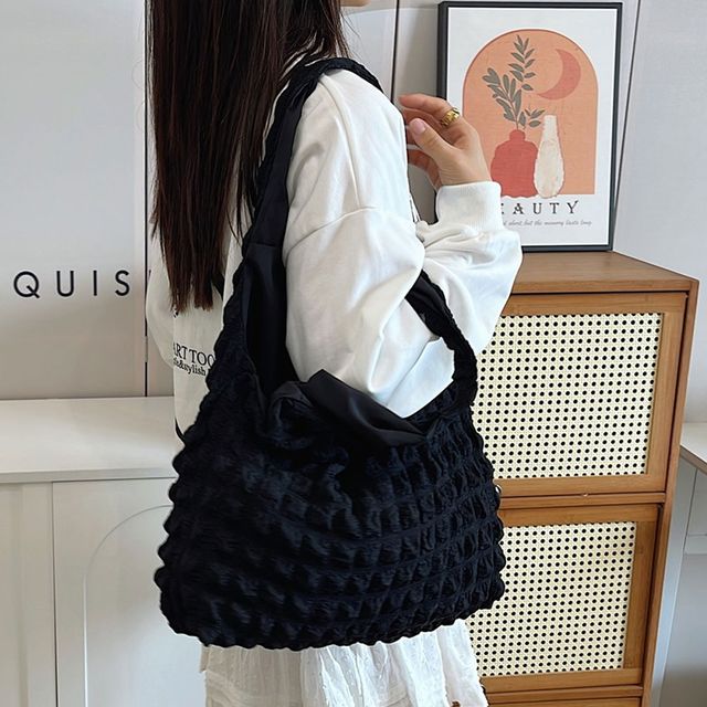 가벼운 엠보 퀄팅 구름 숄더백 4color DK-1005219