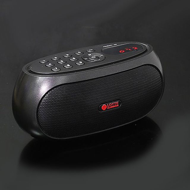 롯데 핑키40 블루투스 스피커 MP3 플레이어 FM라디오 USB SD카드