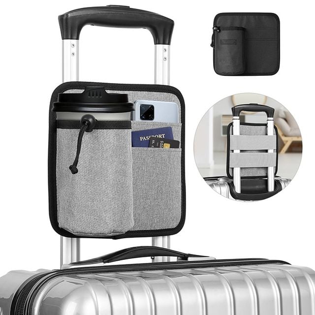 캐리어 컵홀더 손잡이 수납 파우치 기내용 보관 포켓