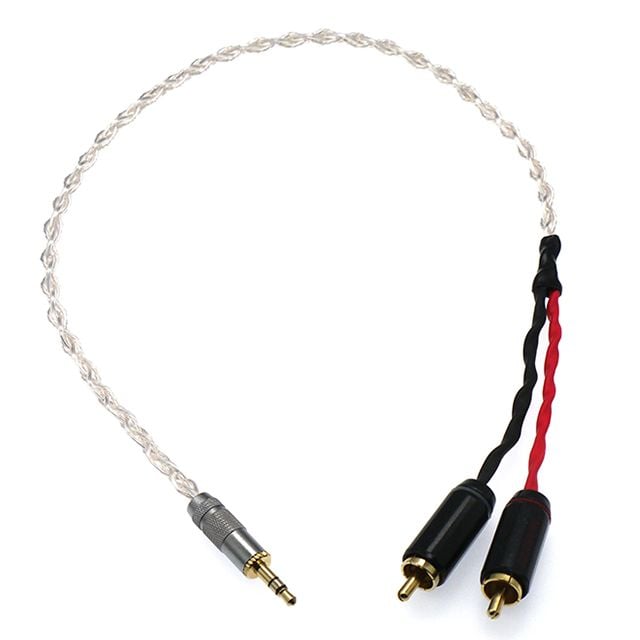 PureAV 은도금 3.5mm 3극 스트레오 Y케이블 0.3M