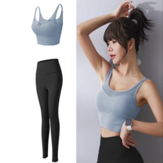 여성 요가복 상하의세트 브라탑 하의레깅스 피트니스