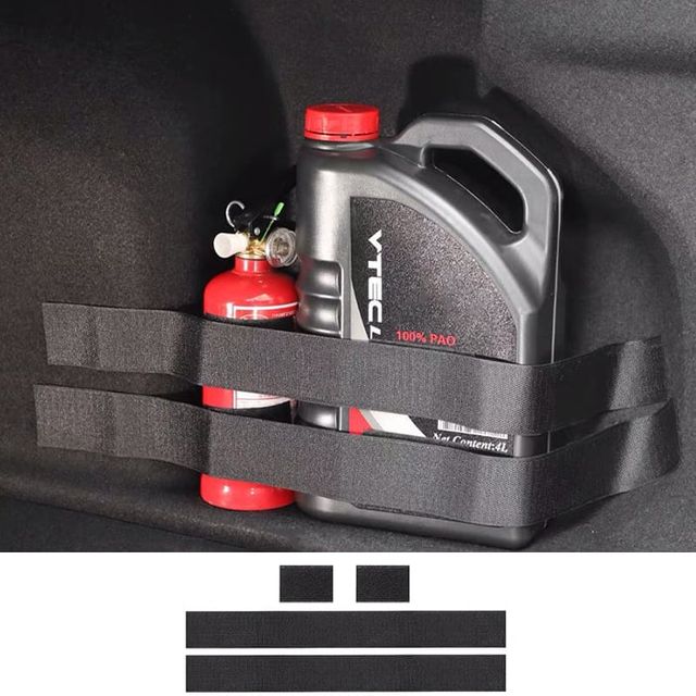 트렁크 정리밴드 찍찍이 5set 테이프 차량용품 고정