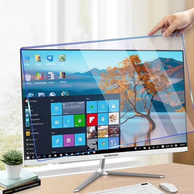 모니터용 블루라이트 차단 필터 걸이식 눈보호 27in