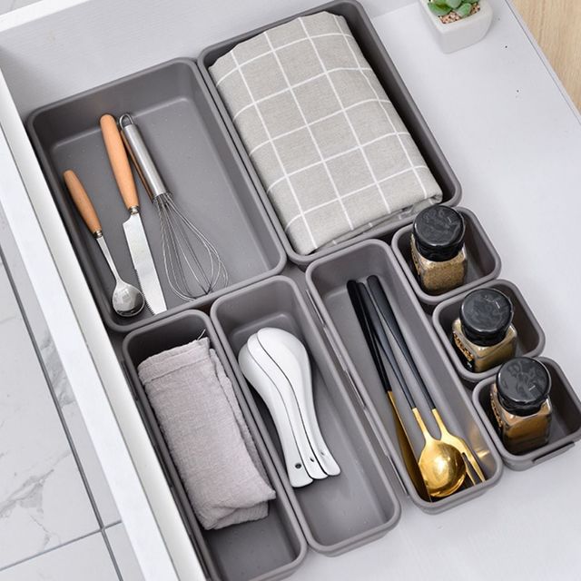 다용도 수납함 8종세트 정리함 칸막이 수납 정리박스