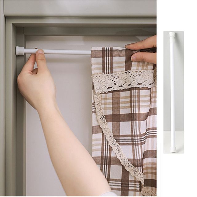 욕실수납 물빠짐 신축가능 봉걸이 다용도 봉40-70cm