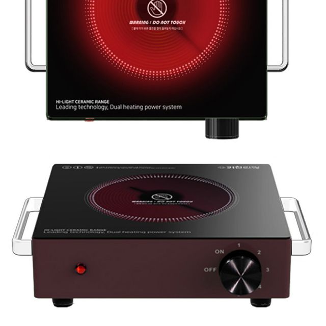 리빙센스2708 미니 하이라이트 1구 가정용 캠핑용 전기레인지 모든용기