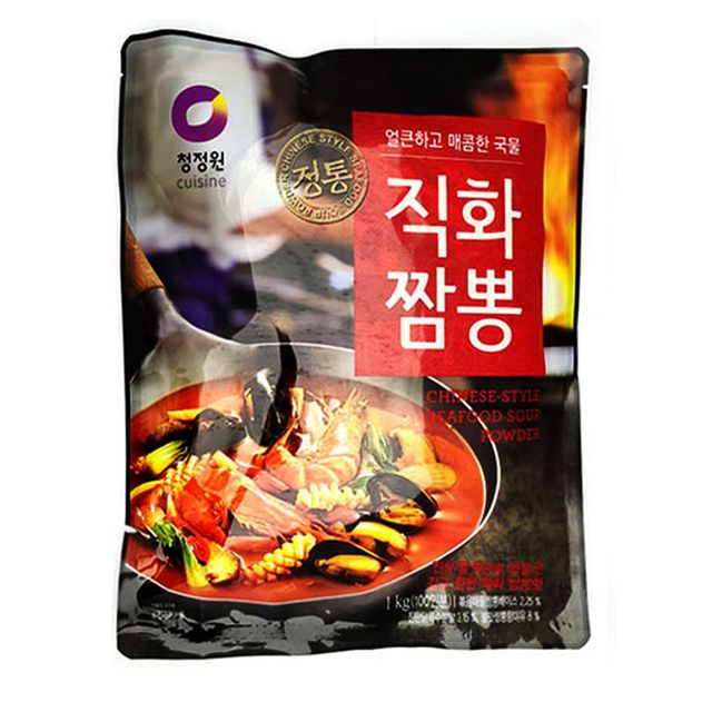 청정원 직화짬뽕 1kg/ 매콤한 정통 짬뽕분말 100인분