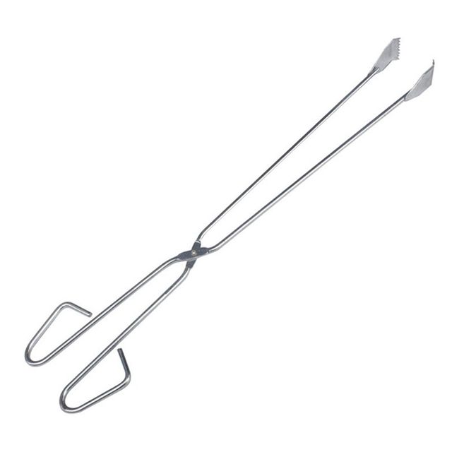 캠핑용 BBQ 숯 집게 장작집게 바베큐 숯불 스텐집게