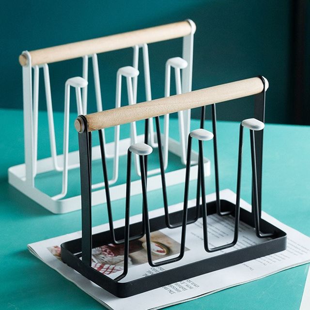 주방 컵꽂이 수납 정리대 건조대 스탠드