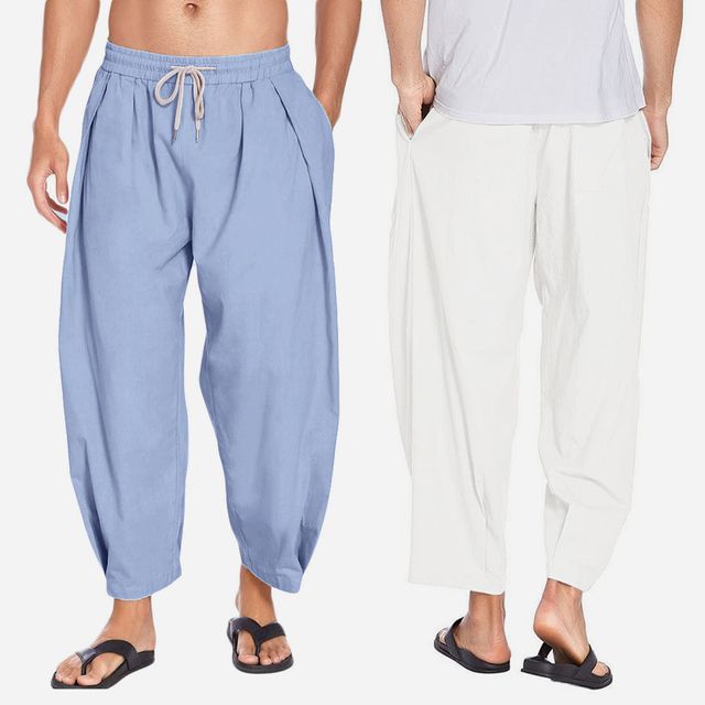 모르킨 남자 블루머 린넨 배기 마바지 SD-250303