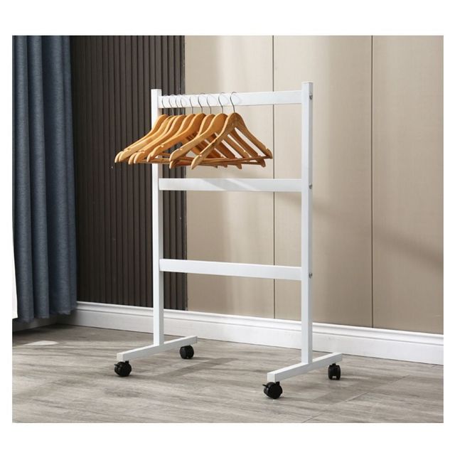 이동식 3단 옷걸이 정리대 스탠드 행거