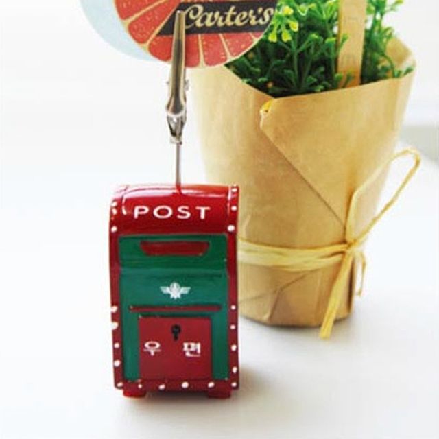 메모클립 우체통 홀더 꽂이