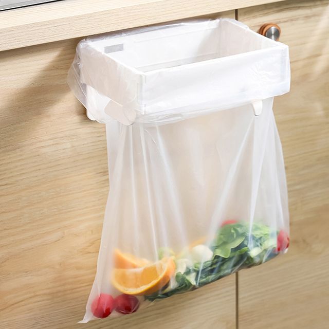 장만A827 간이 접이식 쓰레기봉투 홀더 휴지통 음식물 쓰레기통