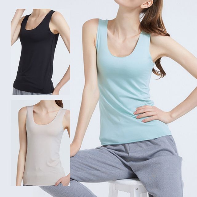 여름 나시티 여성 슬리브리스 민소매 런닝 티셔츠