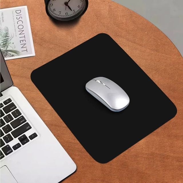 가죽 스퀘어 마우스패드 2개 세트 논슬립 노트북 받침대