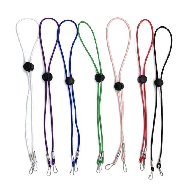 분실방지 조절형 마스크 목걸이 스트랩 모자용