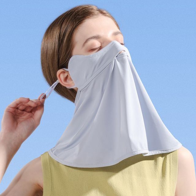 자외선 차단 쿨링 마스크 아이스원단 뒷목까지 보호