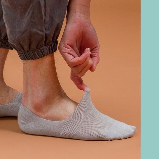 남성용 스포츠 미끄럼방지 페이크 삭스