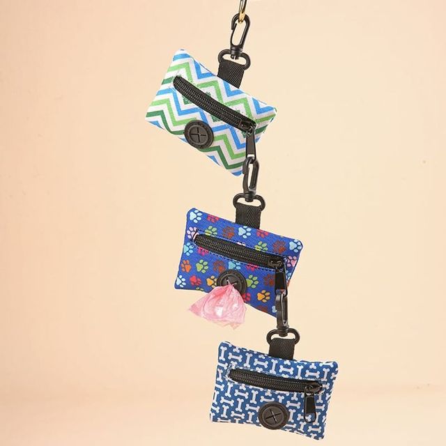 반려견 배변봉투 파우치 강아지 고양이 산책용 편리한 휴대용 케이스