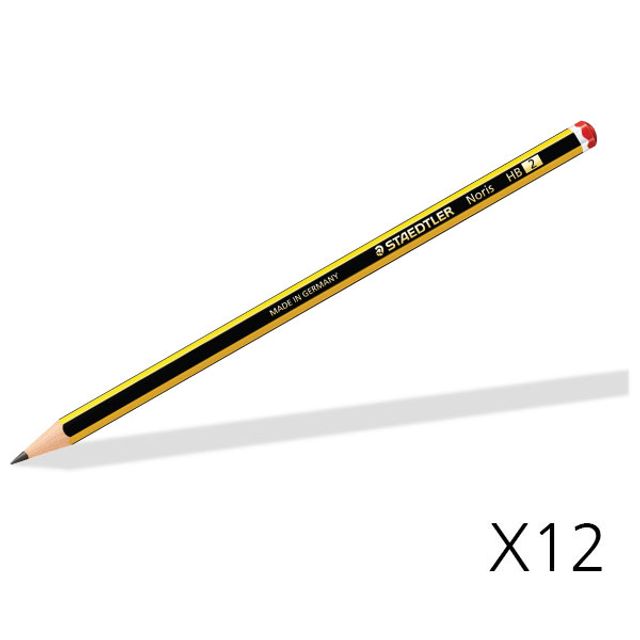 스테들러 노리스 연필 120 1타 12자루(제작 로고 인쇄 홍보 기념품 판촉물)