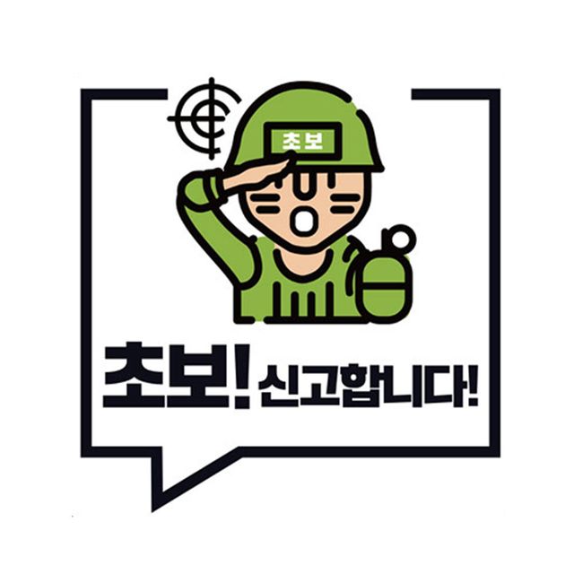 클레버819 고휘도 야광스티커 초보운전 신고합니다