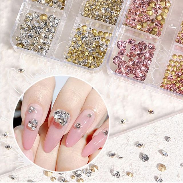 젤네일파츠 웨딩네일 네일재료 크리스탈 네일아트재료