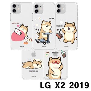 LG X2 2019 X220 시바하루 투명 젤리케이스