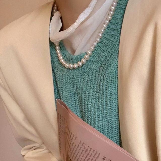 패션 진주 목걸이 OSM-1005903