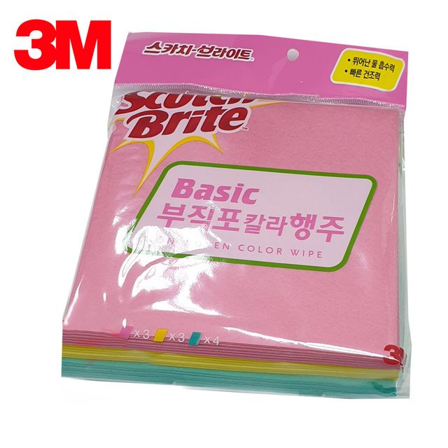 3M 0315 부직포 칼라행주 10매 독일행주