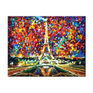 DIY 명화그리기 유화 페인팅 에펠탑풍경 40X50