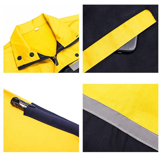 긴팔 작업복 상하의 세트 현장 근무복 편안한 착용감
