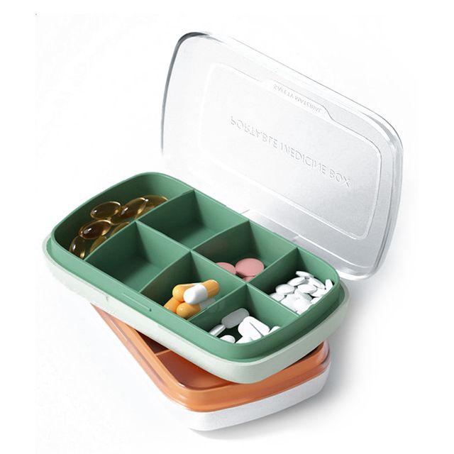 휴대용 7분할 1주일 알약통 알약케이스 보관함 수납함